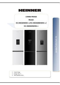 Manual Heinner HC-HM260BKWDE++ Combina frigorifica