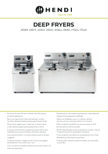 Manuale Hendi 205846 Friggitrice