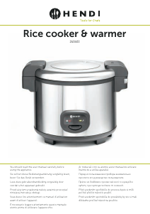 Manual Hendi 240403 Rice Cooker