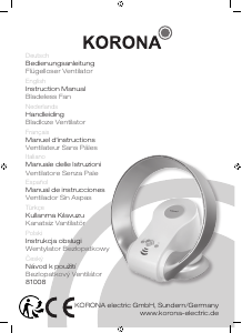 Kullanım kılavuzu Korona 81008 Fan