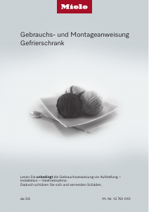 Bedienungsanleitung Miele FNUS 7140 C Gefrierschrank