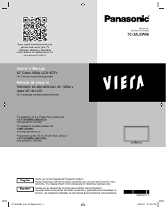 Mode d’emploi Panasonic TC-32LEW56 Viera Téléviseur LCD