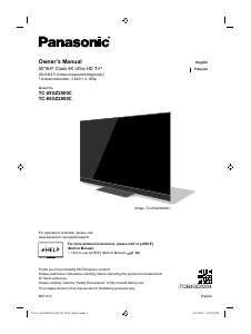 Manual Panasonic TC-55GZ2000 LED Television