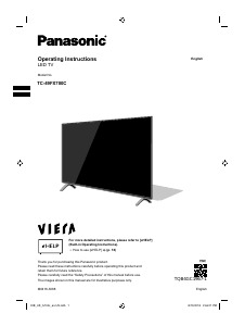 Mode d’emploi Panasonic TC-49FX700 Téléviseur LED
