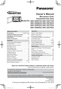 Manual Panasonic NN-SN775S Microwave