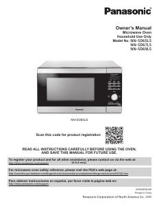 Manual Panasonic NN-SD65LS Microwave