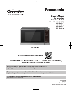 Manual Panasonic NN-SN66QS Microwave