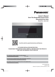 Manual Panasonic NN-SU158S Microwave