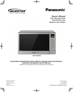 Manual Panasonic NN-GT69KSC Microwave