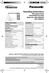 Manual Panasonic NN-SN643S Microwave