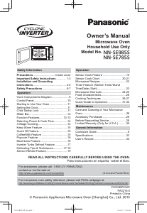 Handleiding Panasonic NN-SE985S Magnetron