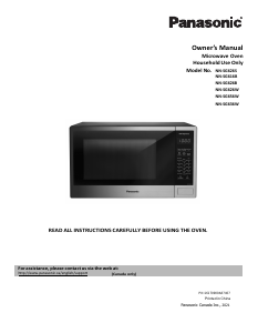 Manual Panasonic NN-SG616B Microwave