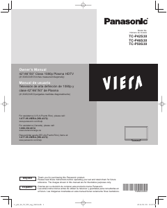 Manual de uso Panasonic TC-P50S30 Viera Televisor de plasma