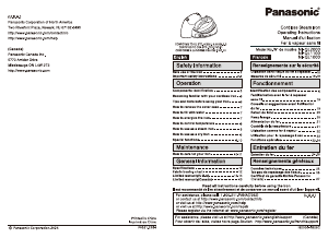 Mode d’emploi Panasonic NI-QL2000 Fer à repasser