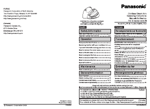 Mode d’emploi Panasonic NI-WL700 Fer à repasser