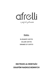 Instrukcja Afrelli Solari Sofito Okap kuchenny