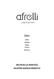 Instrukcja Afrelli Tosca Okap kuchenny