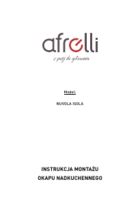 Instrukcja Afrelli Nuvola Isola Okap kuchenny