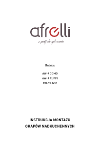 Instrukcja Afrelli AW-9 Como Okap kuchenny