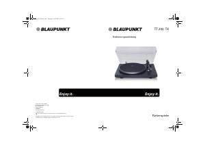 Bedienungsanleitung Blaupunkt TT 200 TX Plattenspieler