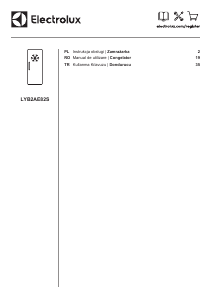 Kullanım kılavuzu Electrolux LYB2AE82S Dondurucu