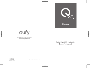 Manual de uso Eufy RoboVac L35 Hybrid+ Aspirador