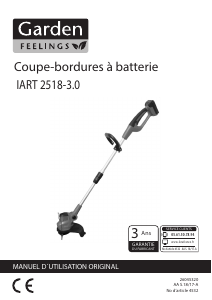 Mode d’emploi Garden Feelings IART 2518-3.0 Coupe-herbe