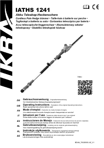 Instrukcja Ikra IATHS 1241 Nożyce do żywopłotu