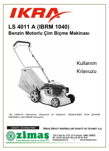 Kullanım kılavuzu Ikra IBRM 1040 Çim biçme makinesi