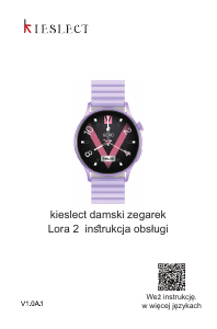 Instrukcja Kieslect Lora 2 Smartwatch