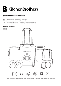 Manual KitchenBrothers KB785 Blender