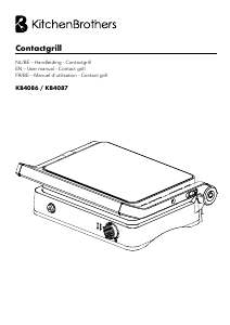 Mode d’emploi KitchenBrothers KB4087 Grill