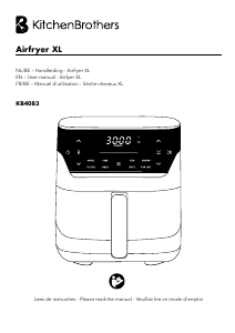 Mode d’emploi KitchenBrothers KB4083 Friteuse