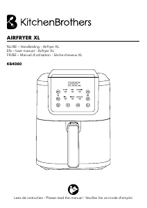 Mode d’emploi KitchenBrothers KB4080 Friteuse