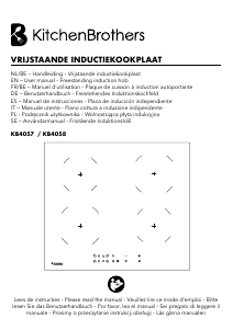 Manuale KitchenBrothers KB4057 Piano cottura