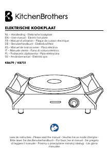 Manuale KitchenBrothers KB679 Piano cottura