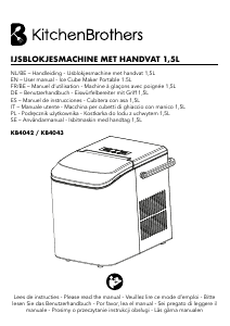 Handleiding KitchenBrothers KB4042 IJsblokjesmachine