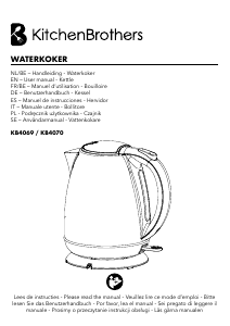 Bruksanvisning KitchenBrothers KB4070 Vattenkokare