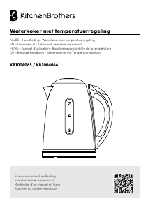 Mode d’emploi KitchenBrothers KB1004066 Bouilloire