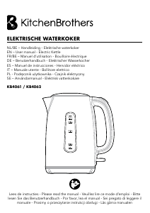 Manuale KitchenBrothers KB4061 Bollitore