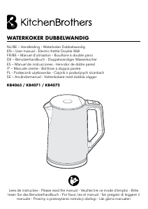 Manuale KitchenBrothers KB4072 Bollitore