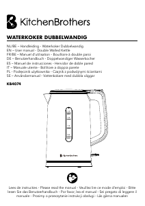 Bruksanvisning KitchenBrothers KB4074 Vattenkokare