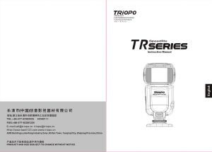 Handleiding Triopo TR-180 Speedlight Flitser