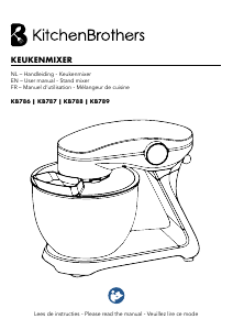 Mode d’emploi KitchenBrothers KB789 Robot sur socle