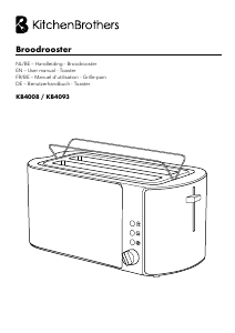 Mode d’emploi KitchenBrothers KB4093 Grille pain