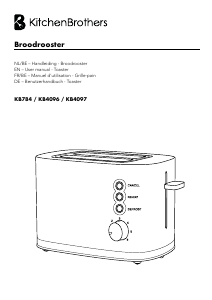 Mode d’emploi KitchenBrothers KB4096 Grille pain