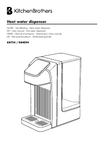 Bedienungsanleitung KitchenBrothers KB754 Wasserspender