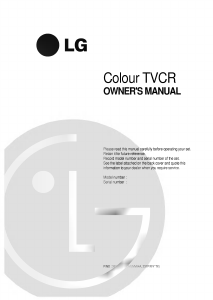 Handleiding LG KF-14U40 Televisie