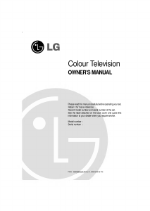 Handleiding LG RT29FA30RU Televisie