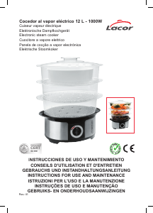 Manual de uso Lacor 69121 Vaporera